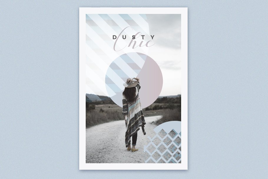 پترن هندسی Dusty Chic Design Toolkit