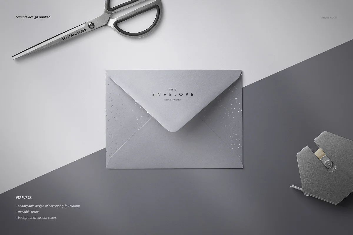 موکاپ پاکت نامه Envelopes Mockup Set