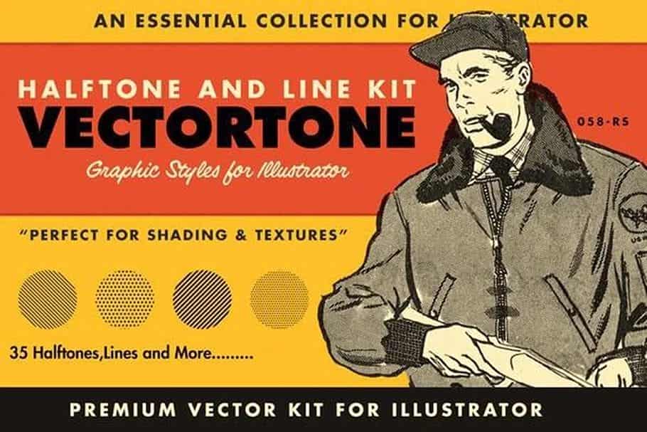 براش ایلاستریتر Essential Illustrator Brush Bundle - 22