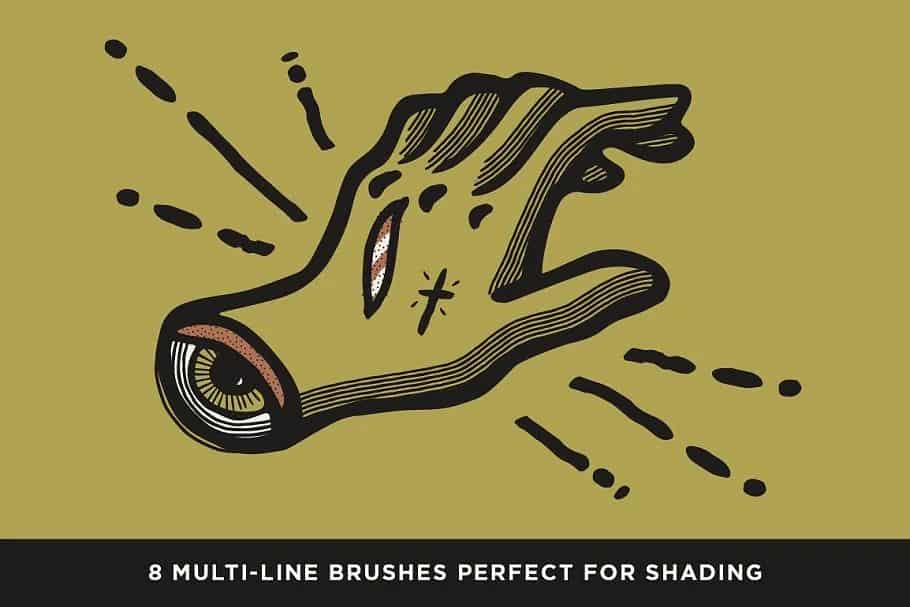 براش ایلاستریتر Essential Illustrator Brush Bundle