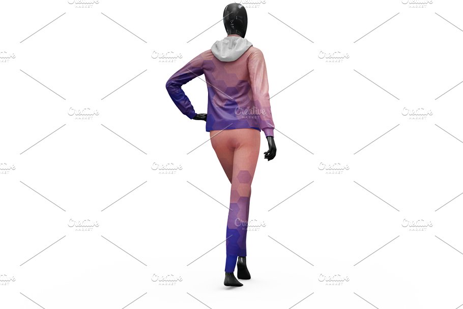 موکاپ لباس ورزشی زنانه - 9