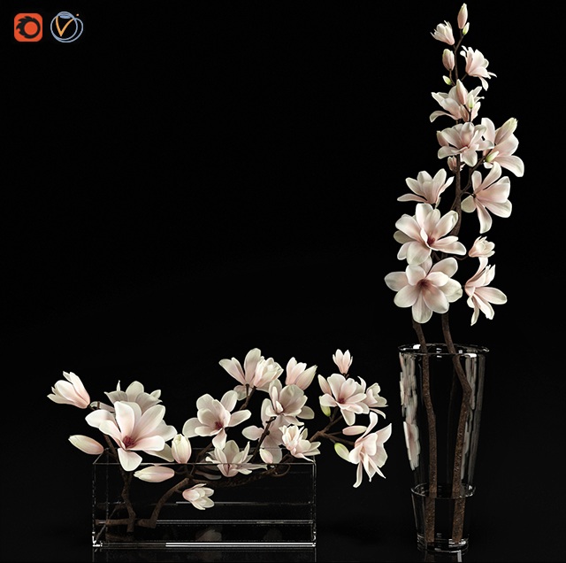 دانلود 75 مدل سه بعدی گل و گلدان - 10