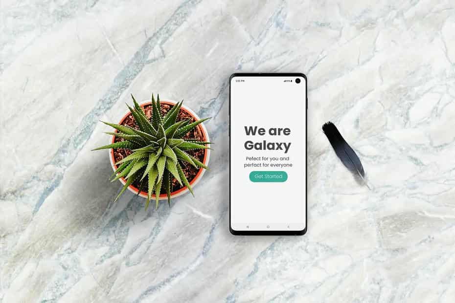 موکاپ گلکسی اس 10