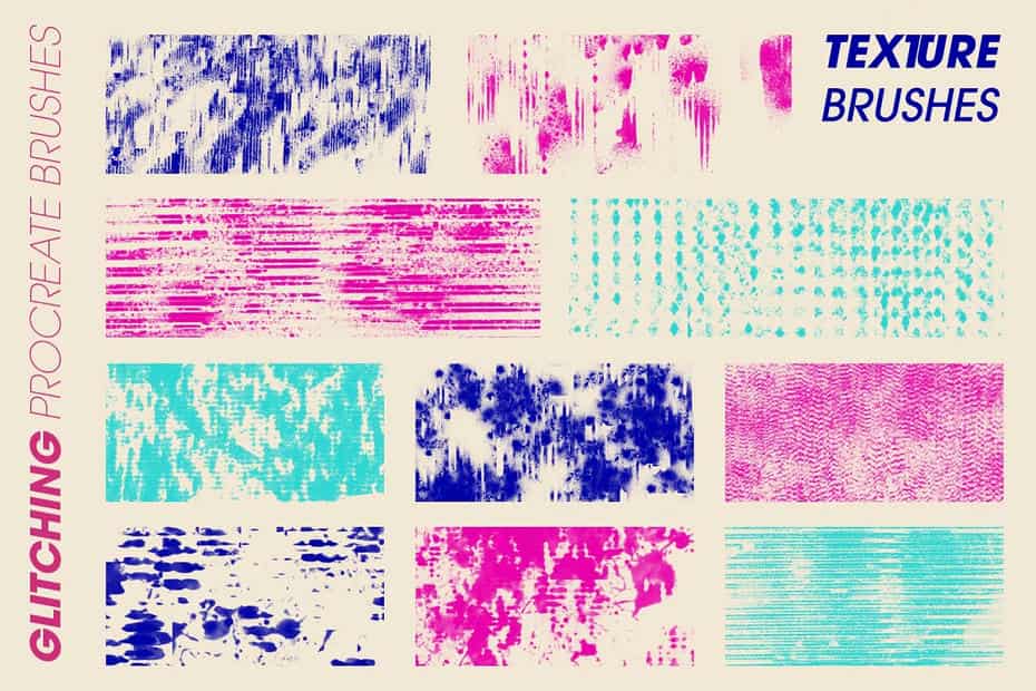 براش Glitching Brushes for Procreate