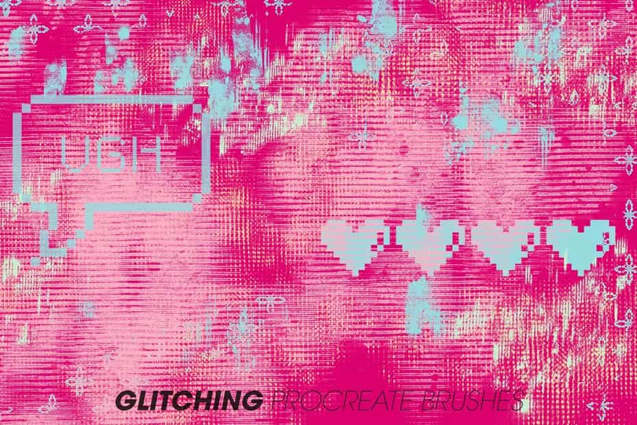 براش Glitching Brushes for Procreate - 7