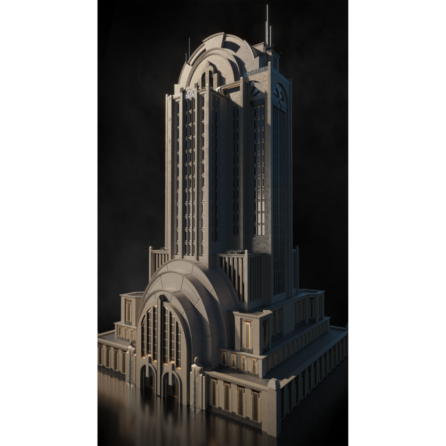 آبجکت برج و ساختمان - 10