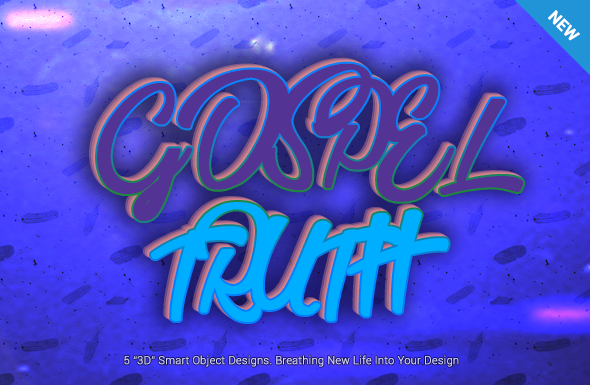 استایل آماده فتوشاپ Gospel Truth Styles - 5