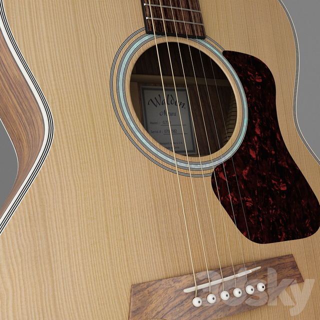 مدل سه بعدی گیتار - 6