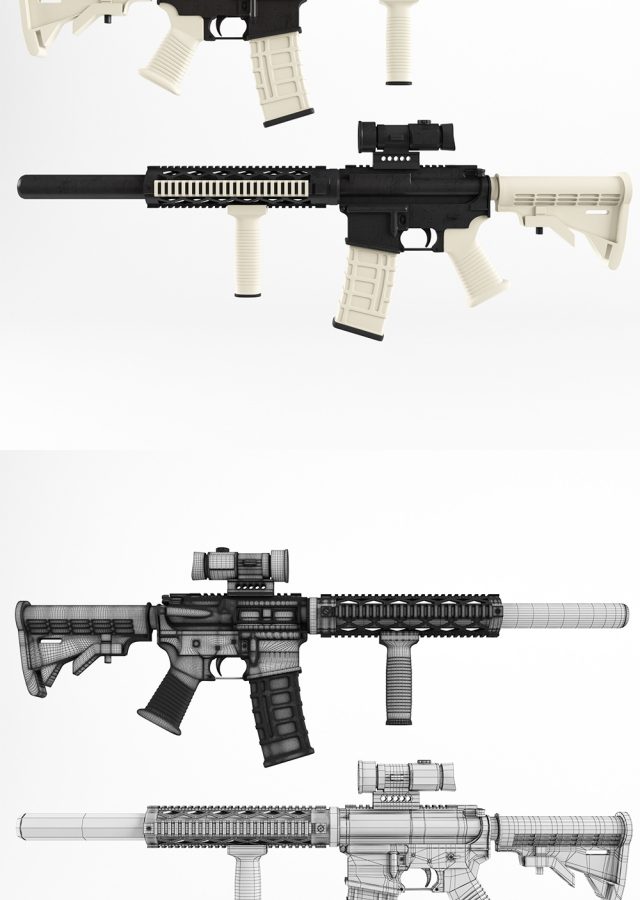 دانلود مدل سه بعدی اسلحه - 15
