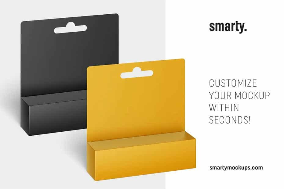 موکاپ جعبه Hanging Box Mockup