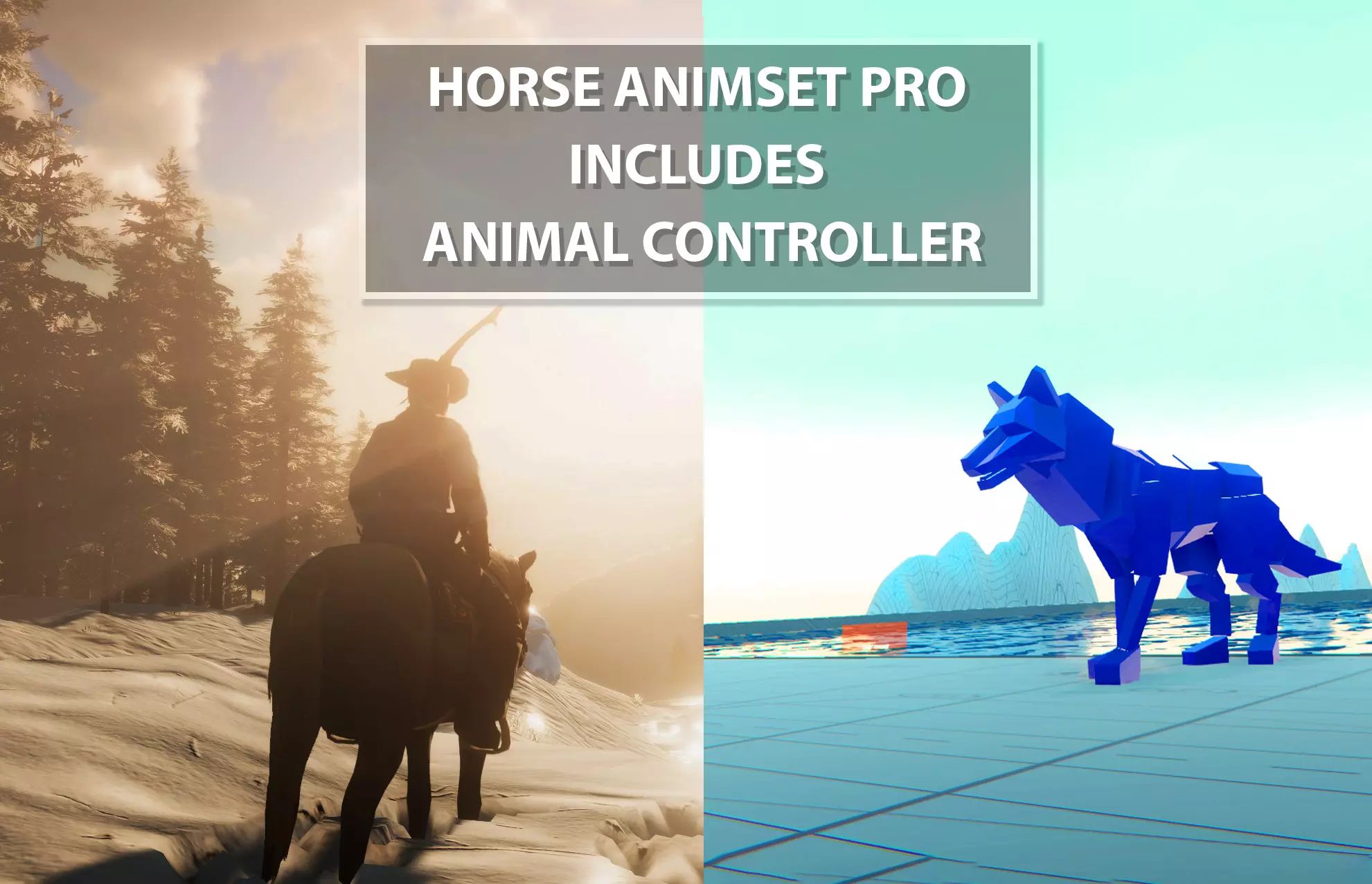 Horse Animset Pro برای یونیتی - 1
