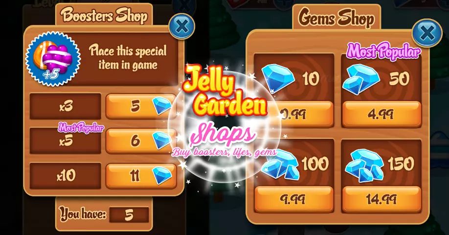 بازی Jelly Garden برای یونیتی - 7