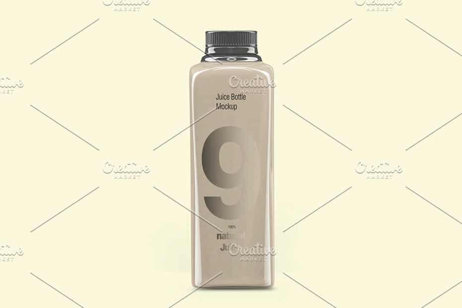 موکاپ بطری نوشیدنی Juice Bottle Mockup