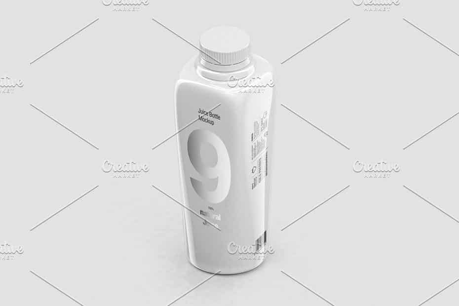 موکاپ بطری نوشیدنی Juice Bottle Mockup