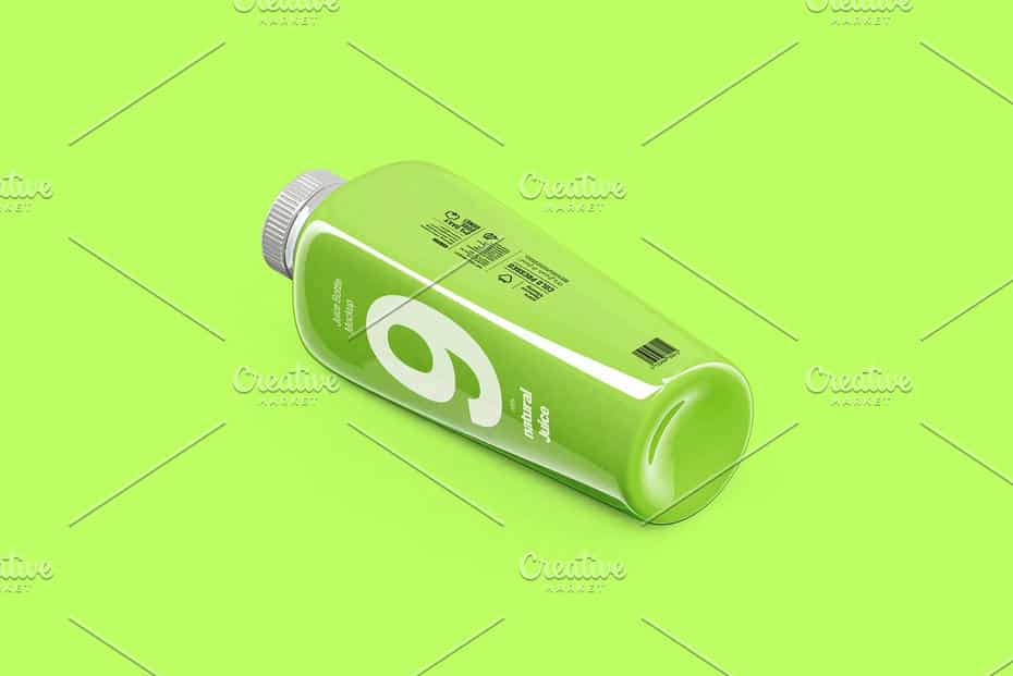 موکاپ بطری نوشیدنی Juice Bottle Mockup - 10
