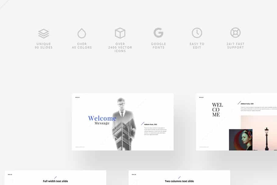 قالب پاورپوینت KULA Powerpoint Template