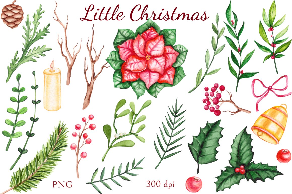 کلیپ آرت کریسمس Little Christmas - 5