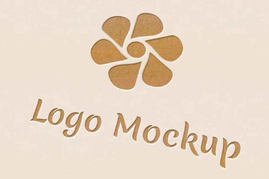 موکاپ لوگو Logo Mock-ups – Paper Style