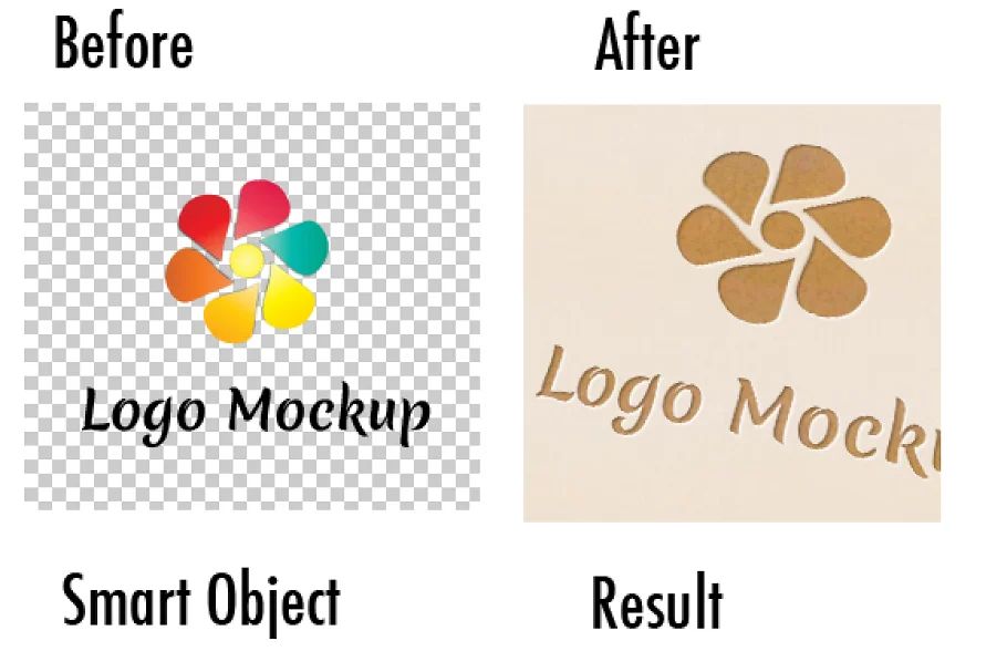 موکاپ لوگو Logo Mock-ups – Paper Style - 4