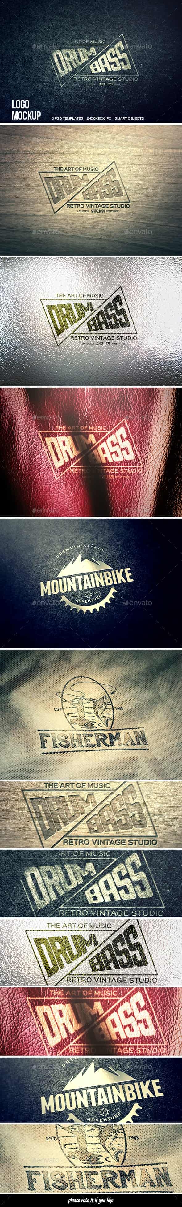 موکاپ لوگو Logo Mockup 