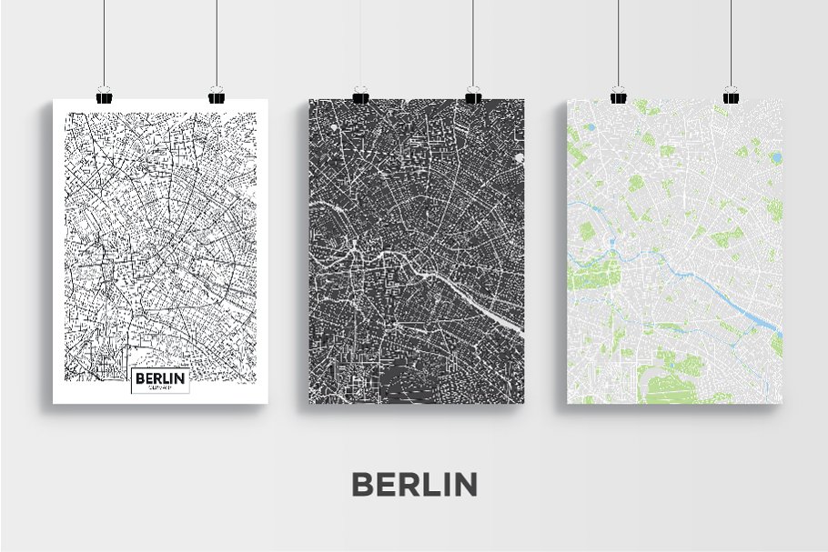 وکتور نقشه شهر های آلمان