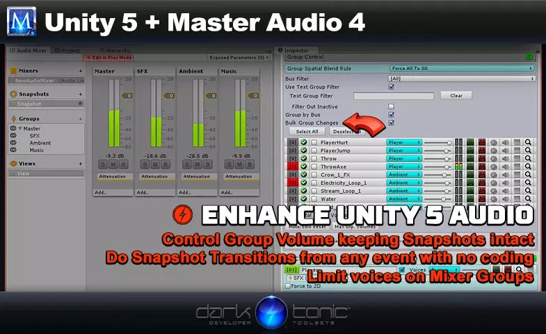 Master Audio Multiplayer برای یونیتی - 19