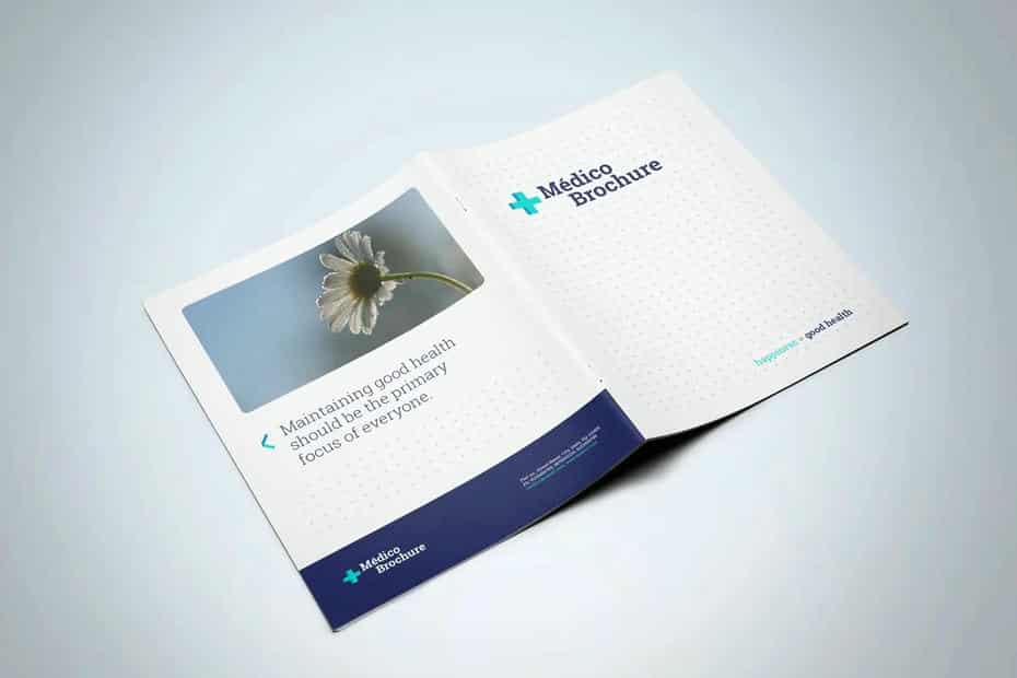 دانلود قالب ایندیزاین بروشور پزشکی Médico Brochure Template - 11 قالب ایندیزاین بروشور پزشکی - 10