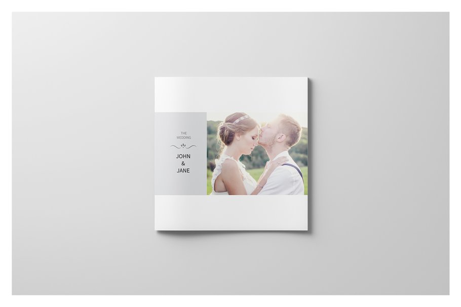 فایل لایه باز آلبوم عروس مینیمال