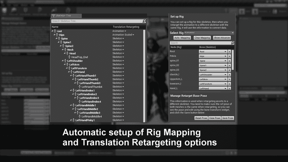 Mixamo Animation Retargeting برای آنریل انجین - 1