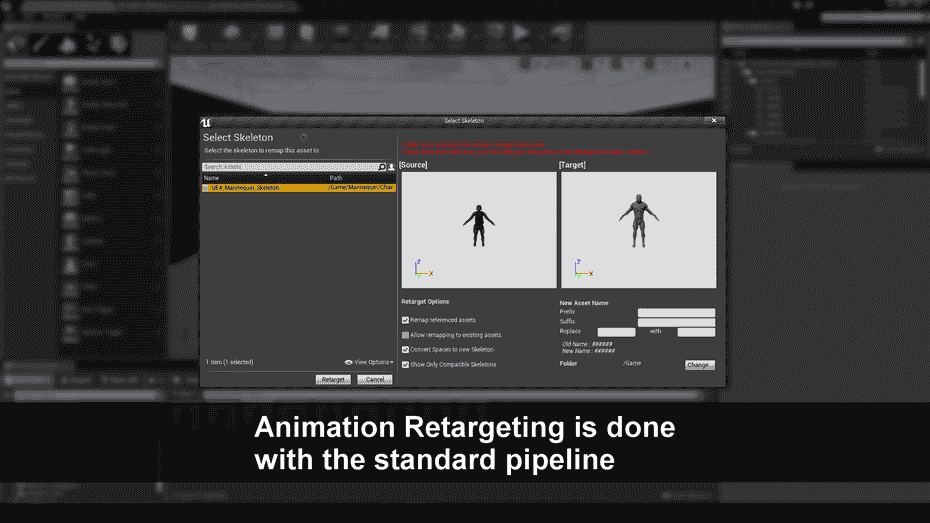Mixamo Animation Retargeting برای آنریل انجین - 7