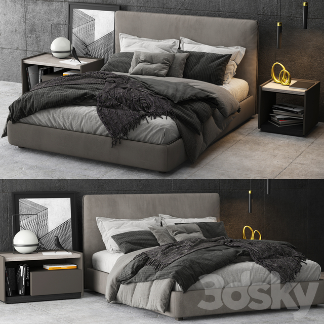 دانلود 66 مدل سه بعدی تختخواب مدرن