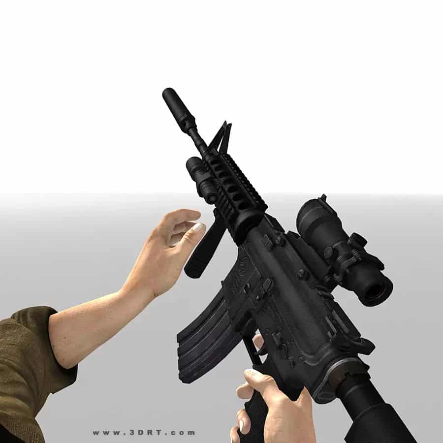 آبجکت اسلحه انیمیت شده برای یونیتی - 5
