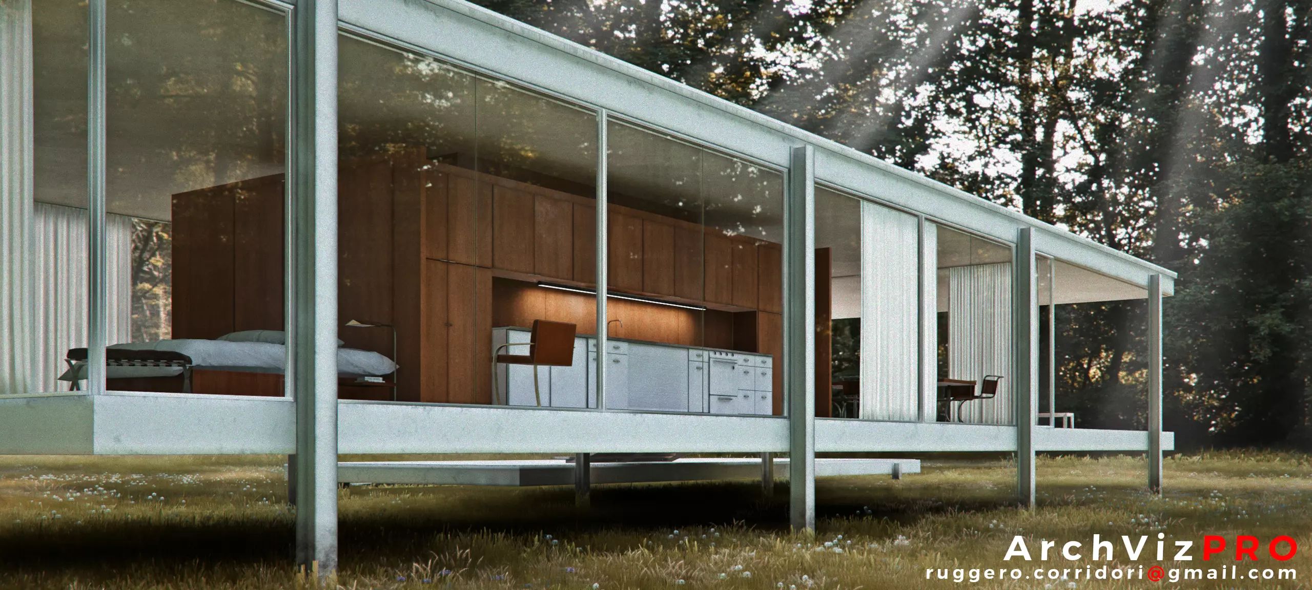 مدل سه بعدی خانه مدرن برای یونیتی - 23
