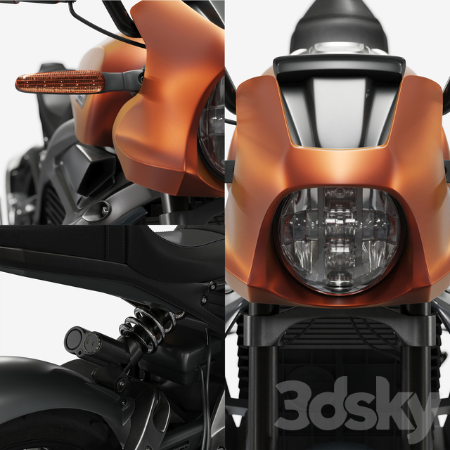 مدل سه بعدی موتور سیکلت - 27
