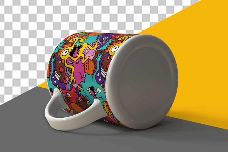 موکاپ ماگ Mugs Mock Up - 4