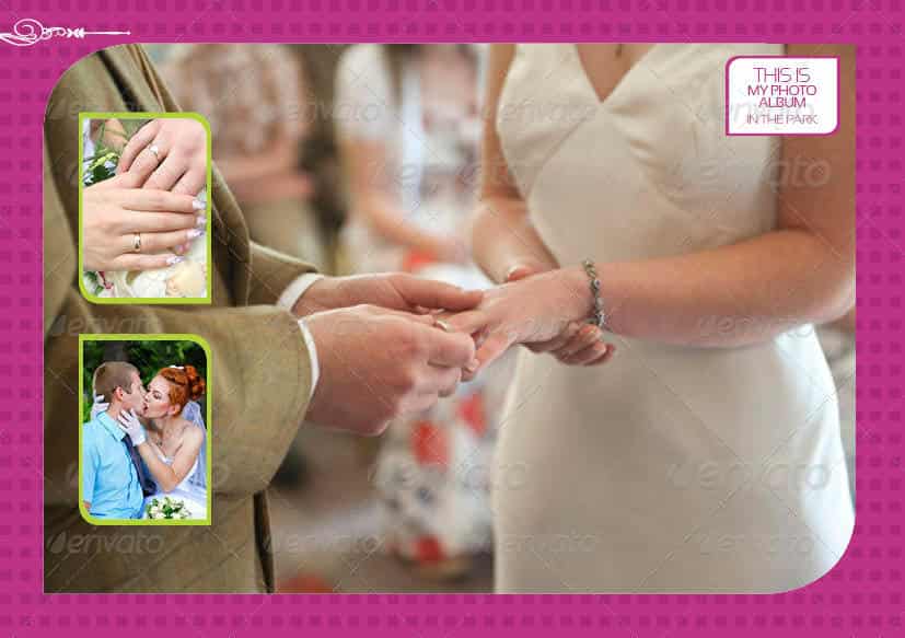 قالب ایندیزاین آلبوم عکس عروسی My Wedding Photo Album - 17