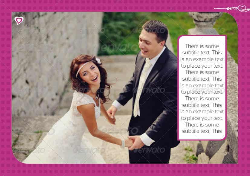 قالب ایندیزاین آلبوم عکس عروسی My Wedding Photo Album