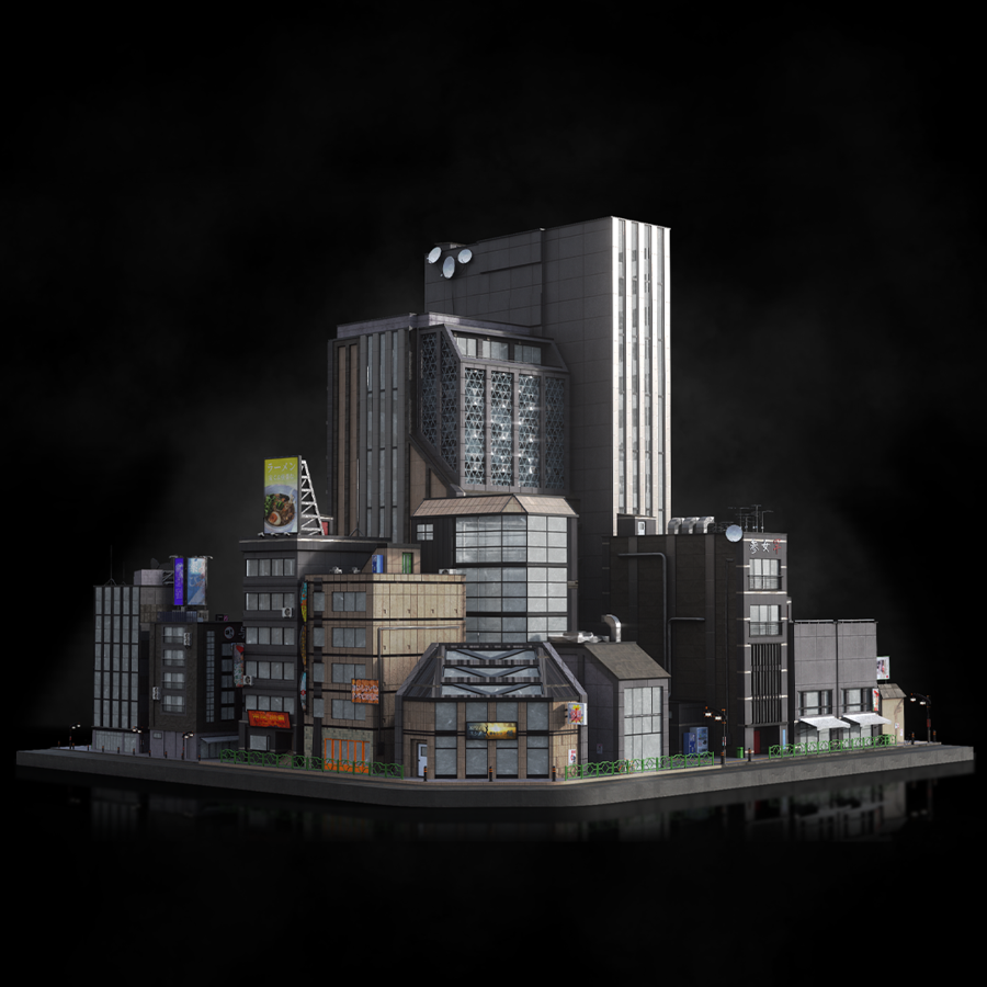 آبجکت ساختمان های توکیو - 13
