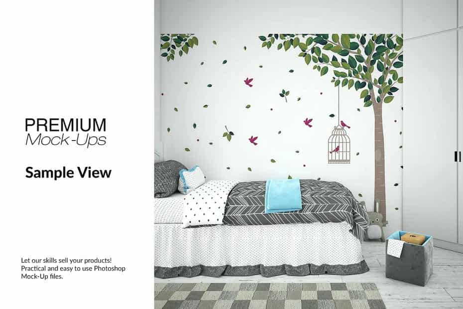 موکاپ قاب عکس و دیوار Nursery - 27