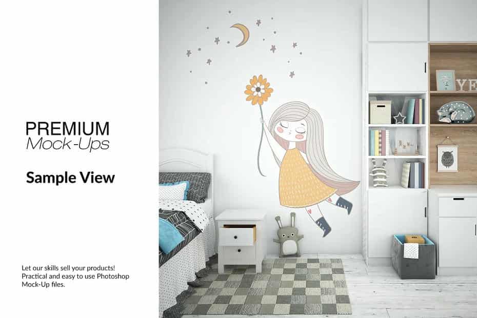 موکاپ قاب عکس و دیوار Nursery - 29
