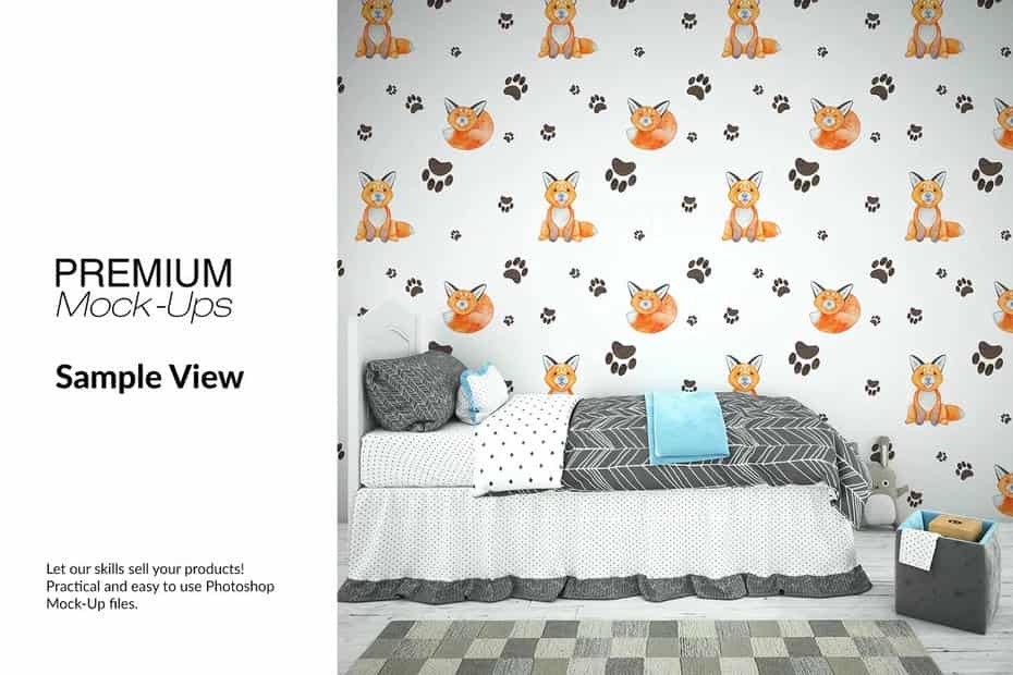 موکاپ قاب عکس و دیوار Nursery - 35