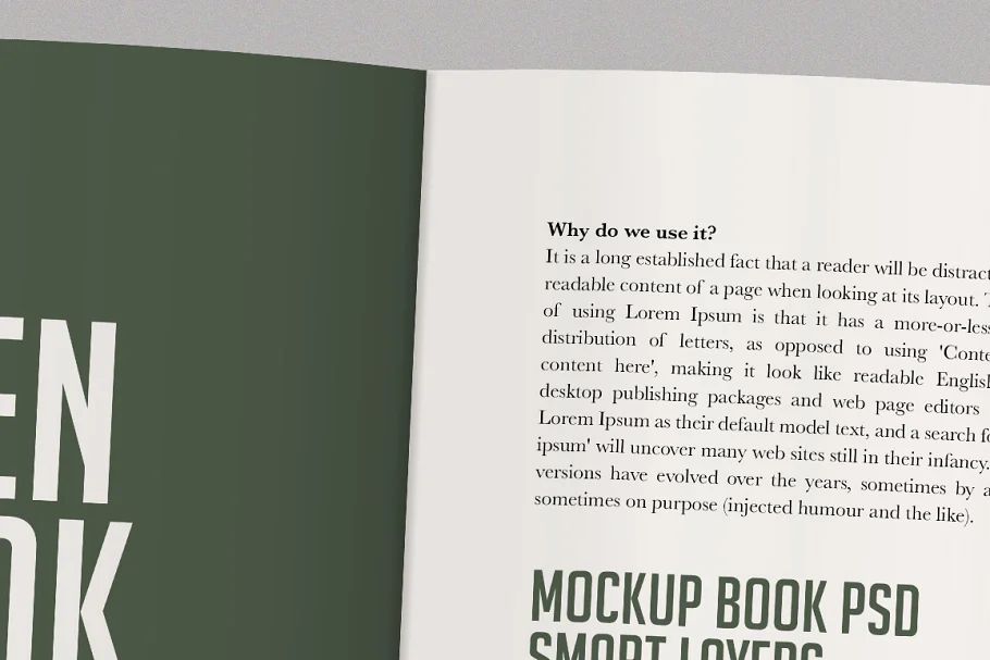 موکاپ کتاب Open Softcover Book Mockup