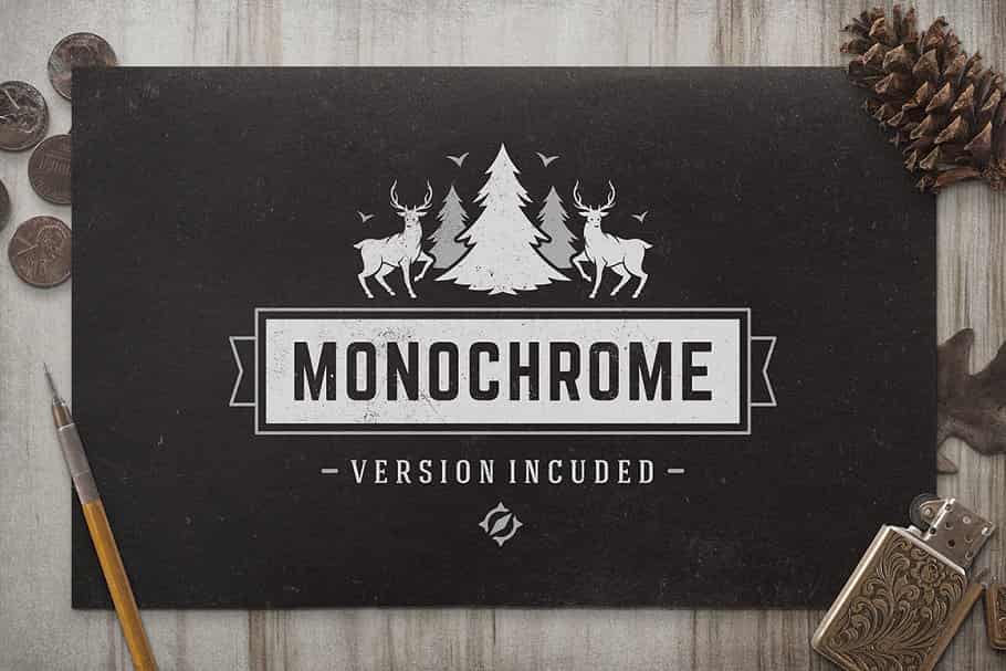 فایل لایه باز لوگو Outdoor logos and badges - 10