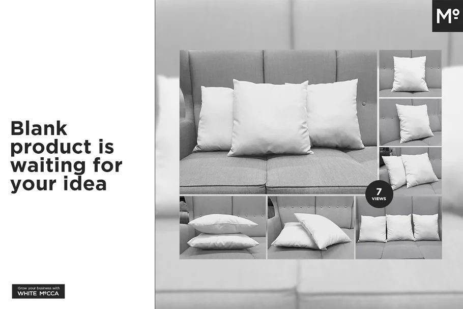 موکاپ مبلمان و کوسن Pillow On Sofa Mock-ups Set