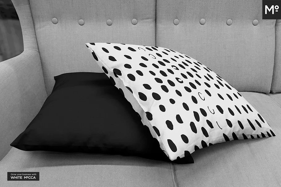 موکاپ مبلمان و کوسن Pillow On Sofa Mock-ups Set - 15