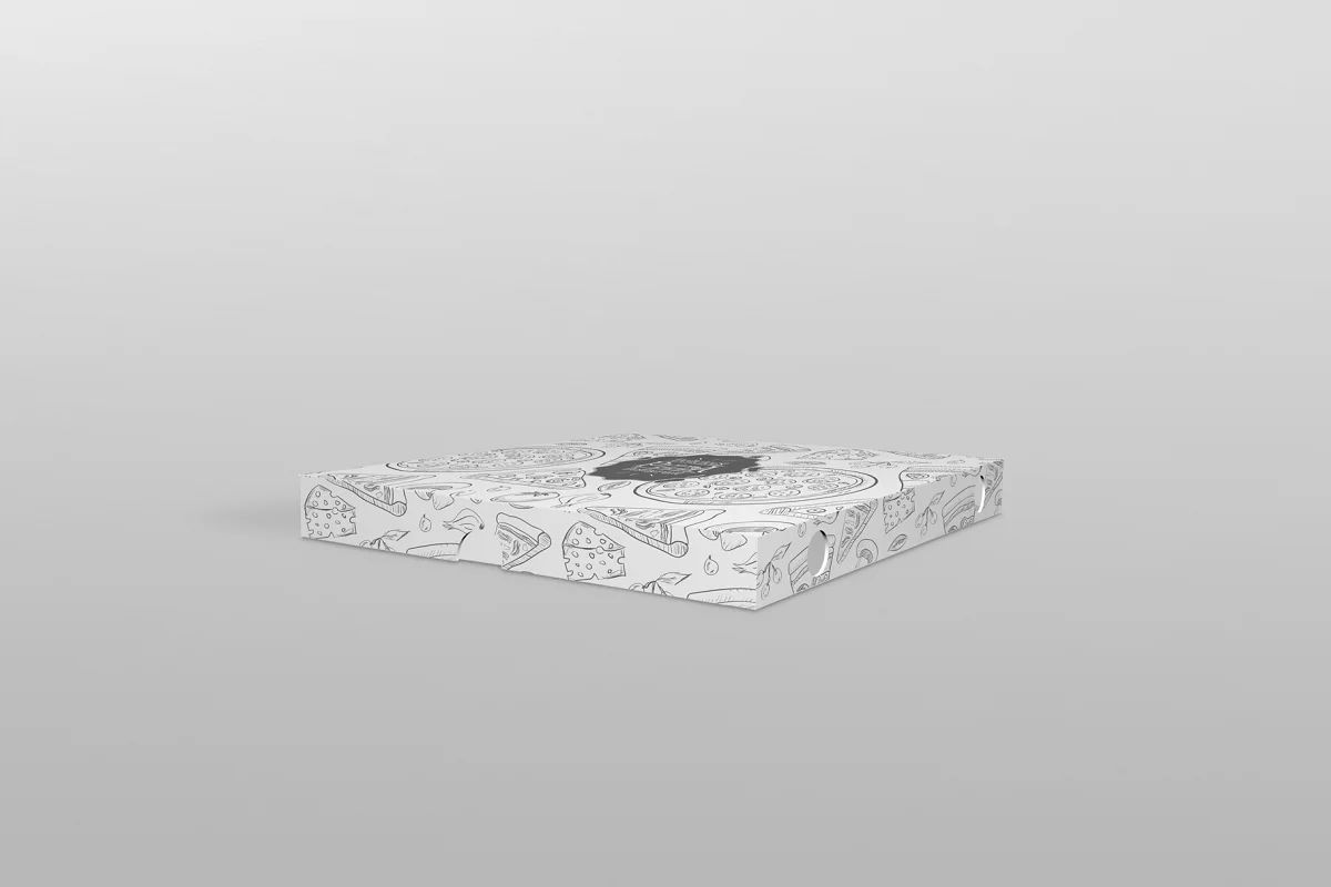 موکاپ جعبه پیتزا Pizza Box Mockup - 14