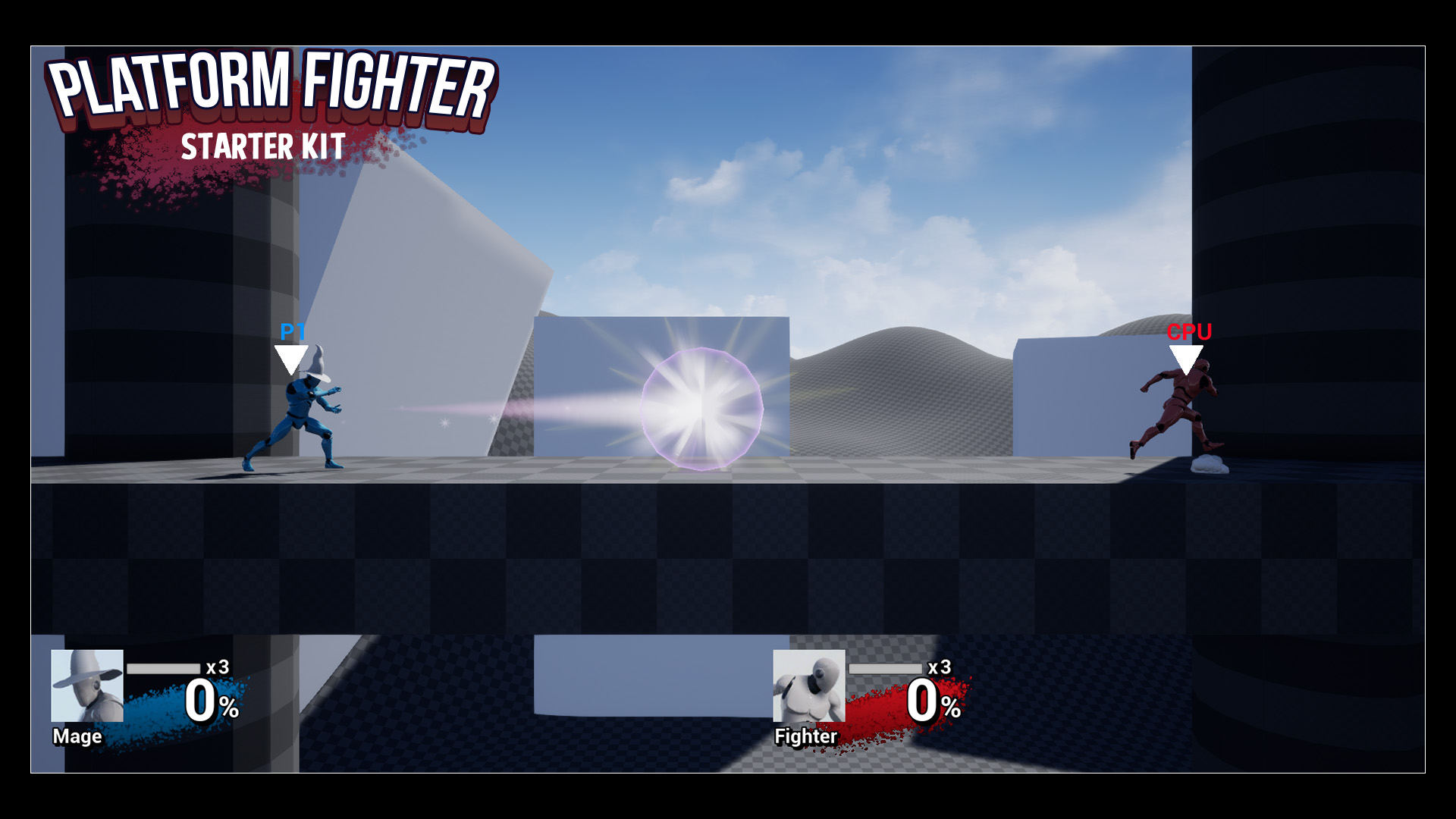 Platform Fighter Starter Kit برای آنریل انجین - 7