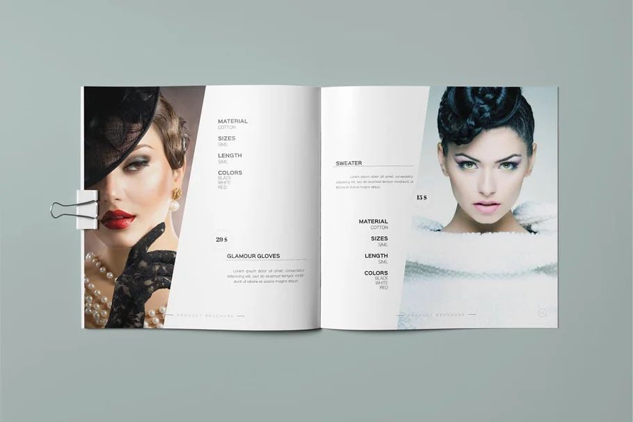 قالب ایندیزاین بروشور Product Brochure - 13