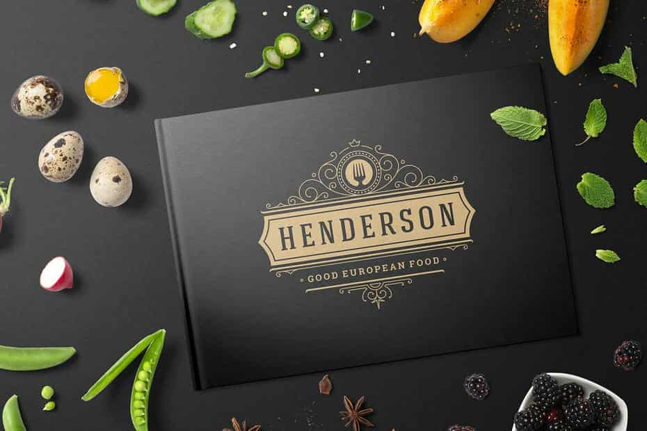 فایل لایه باز لوگو رستوران Restaurant Logos and Badges 1 - 7