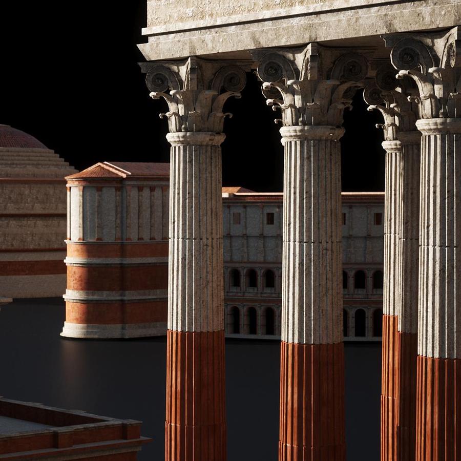 آبجکت بناهای روم باستان - 6